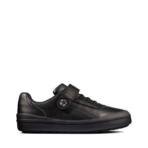 Boys' Clarks Rock Pass Kid Sneakers Black | CLK167VUG