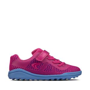 Girls' Clarks Award Swift Kid Sneakers Pink | CLK429CDM