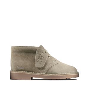 Girls' Clarks Desert Boot 2 Kid Originals Boots Brown | CLK483AQJ