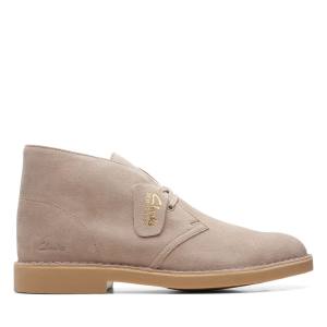 Men's Clarks Desert Boot Classic Evo Desert Boots Sand Suede | CLK928NMF