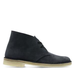 Men's Clarks Desert Boot Originals Boots Navy | CLK089OTB