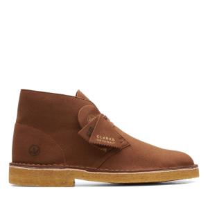 Men's Clarks Desert Boot Originals Boots Brown | CLK389BDG