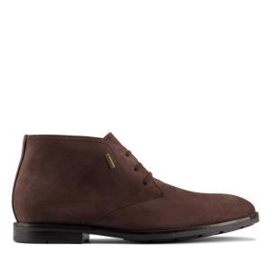 Men's Clarks Ronnie Lo GORE-TEX Originals Boots Dark Brown | CLK935DYA