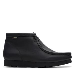 Men's Clarks Wallabee Boot GORE-TEX Originals Boots Black | CLK890CLN