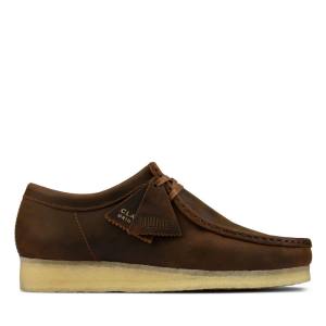 Men's Clarks Wallabee Casual Boots Brown | CLK342TRI