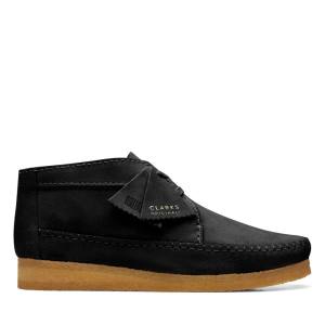 Men's Clarks Weaver Ankle Boots Black | CLK632LWS