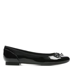 Women's Clarks Couture Bloom Flat Shoes Black | CLK148BMU