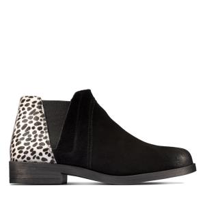 Women's Clarks Demi 2 Beat Ankle Boots Black | CLK712YZW