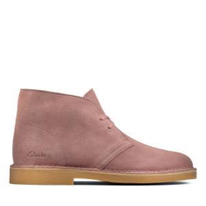 Women's Clarks Desert Boot 2 Ankle Boots Rose | CLK127XCQ