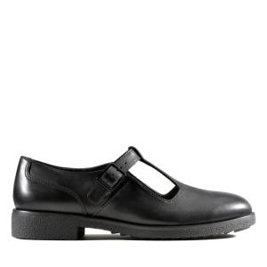 Women's Clarks Griffin Town Black Shoes Black | CLK651KIZ