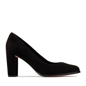 Women's Clarks Kaylin Cara 2 Heels Shoes Black | CLK871CNB