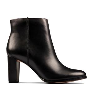 Women's Clarks Kaylin Fern 2 Ankle Boots Black | CLK932MWE