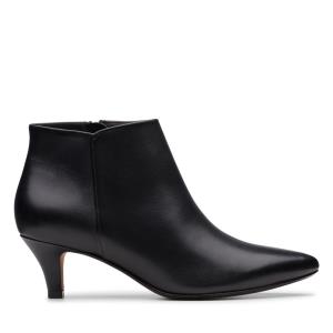 Women's Clarks Linvale Sea Ankle Boots Black | CLK308TRX