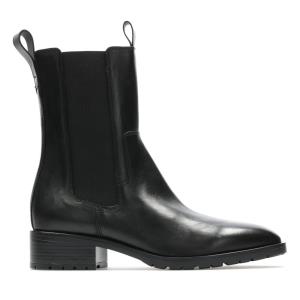 Women's Clarks Lydia Top Chelsea Boots Black | CLK367MAY