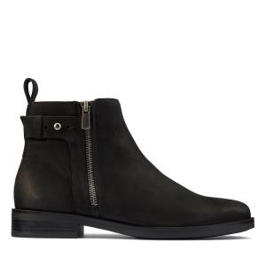 Women's Clarks Memi Lo Ankle Boots Black | CLK609DVB