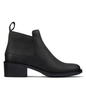 Women's Clarks Memi Zip Ankle Boots Black | CLK870VHM