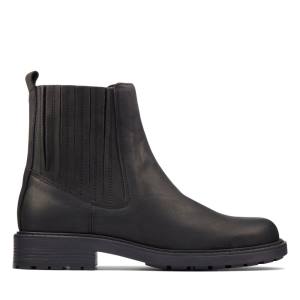 Women's Clarks Orinoco2 Mid Ankle Boots Black | CLK480OBY