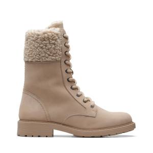 Women's Clarks Orinoco2 Warm Ankle Boots Beige | CLK631PBR