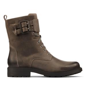 Women's Clarks Orinoco 2 Lace Ankle Boots Grey | CLK590CWJ