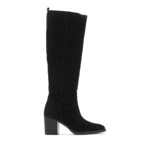 Women's Clarks Park Rise Knee-high Boots Black | CLK401AJS