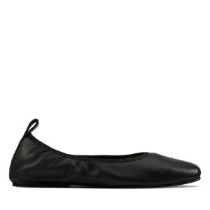 Women's Clarks Pure Ballet Black Shoes Black | CLK581ZBJ