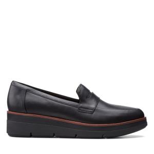 Women's Clarks Shaylin Step Black Shoes Black | CLK924OYL