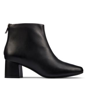 Women's Clarks Sheer55 Zip Ankle Boots Black | CLK094GSF