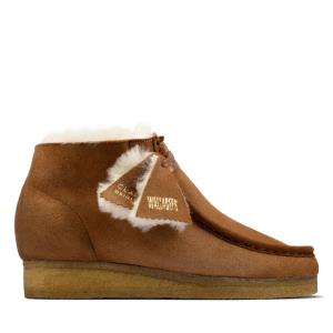 Women's Clarks Wallabee Boot Ankle Boots Brown | CLK270ZKA