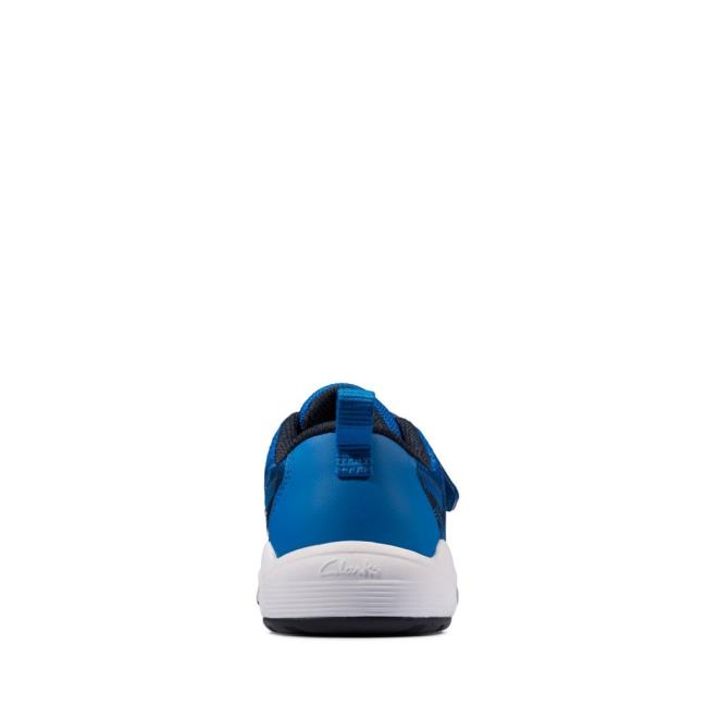 Boys' Clarks Aeon Pace Youth Sneakers Navy / Blue | CLK031HRQ