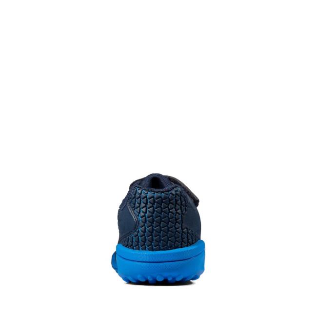 Boys' Clarks Award Swift Kid Sneakers Navy / Blue | CLK893EOS