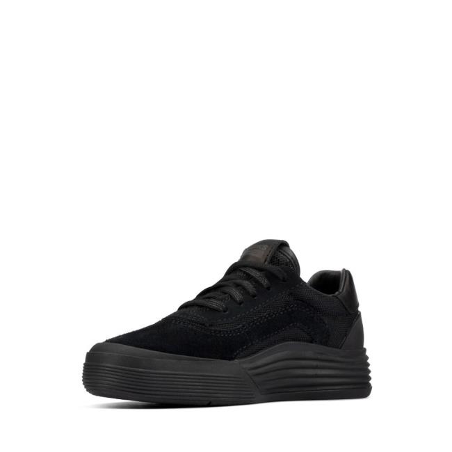 Boys' Clarks Cica Kid Sneakers Black | CLK840OSI