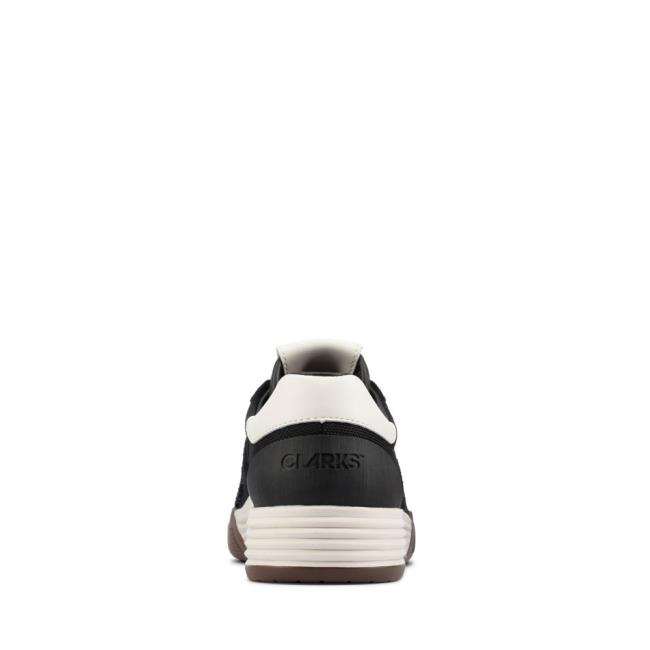 Boys' Clarks Cica Youth Sneakers Black | CLK572YPD