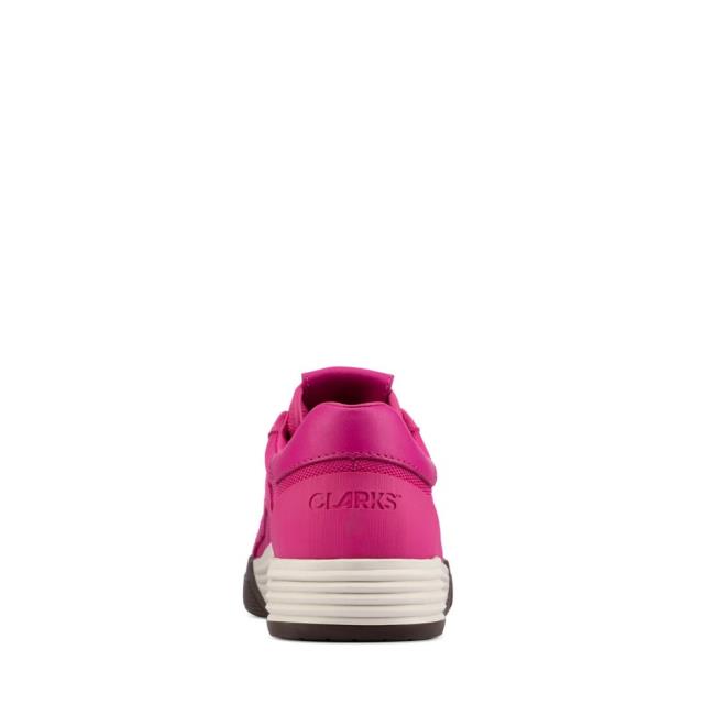 Boys' Clarks Cica Youth Sneakers Pink | CLK296WIK