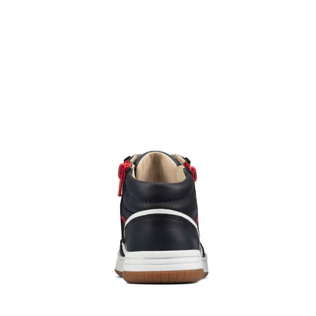 Boys' Clarks Fawn Peak Kid Sneakers Navy | CLK506FBN