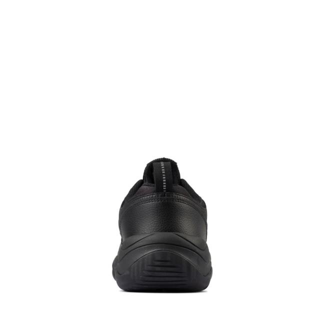 Boys' Clarks Kuju Run Youth Sneakers Black | CLK218FYS