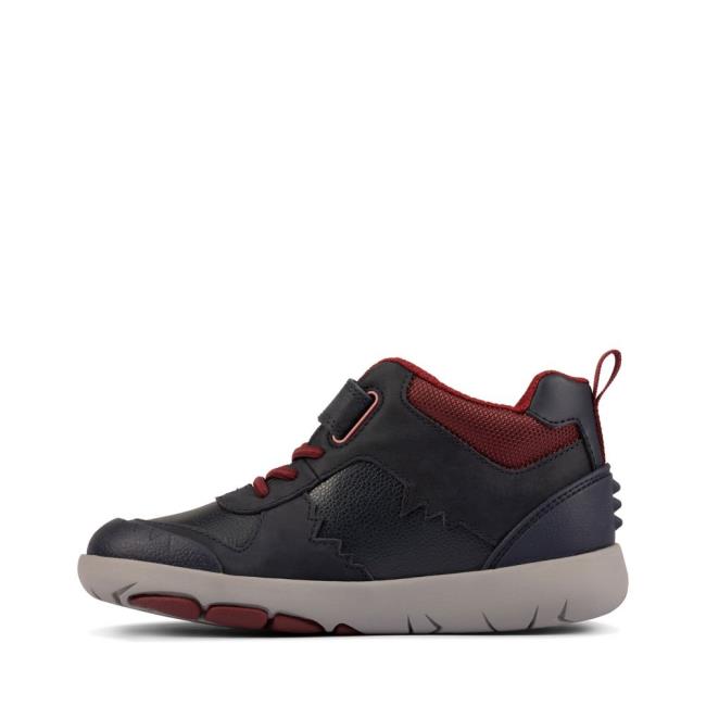 Boys' Clarks Rex Park Kid Sneakers Navy | CLK250SKE