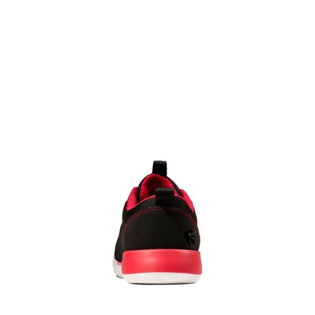 Boys' Clarks Suburb Spark Youth Sneakers Black | CLK304LPQ