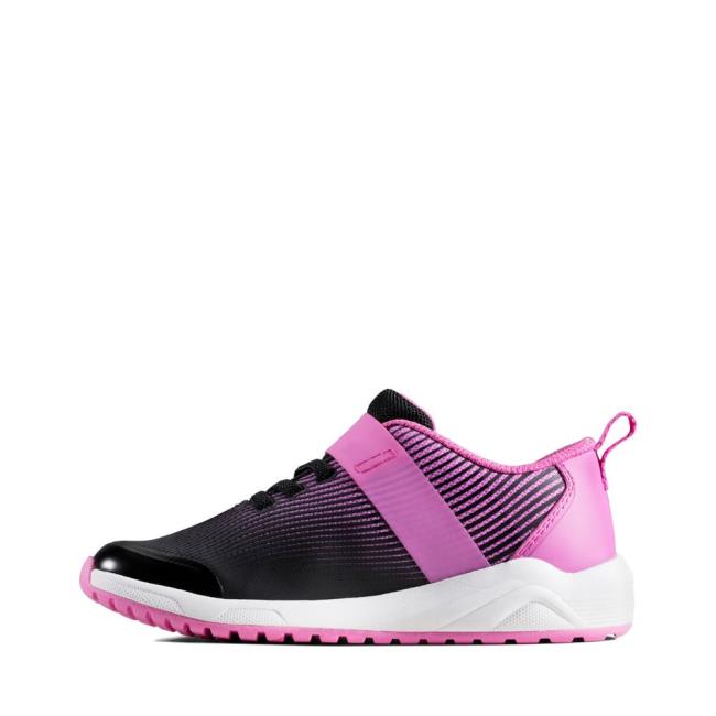 Girls' Clarks Aeon Pace Kid Sneakers Pink | CLK735BCW