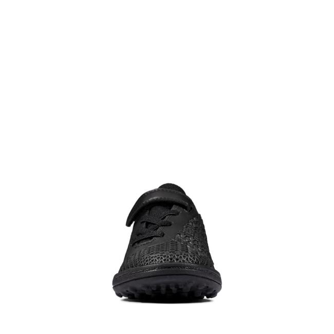 Girls' Clarks Award Swift Kid Sneakers Black | CLK510GJX