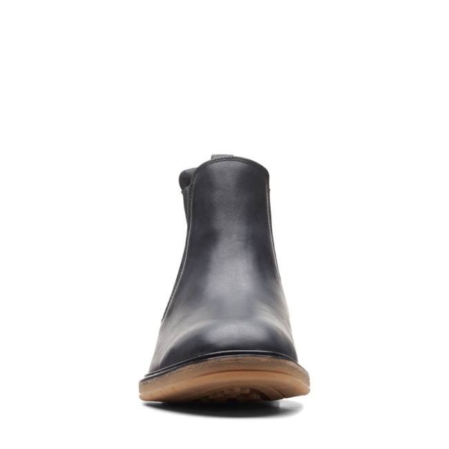 Men's Clarks Clarkdale Hall Chelsea Boots Black | CLK395BZT