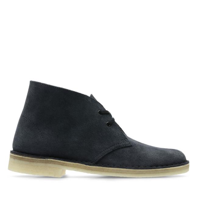 Men\'s Clarks Desert Boot Originals Boots Navy | CLK089OTB