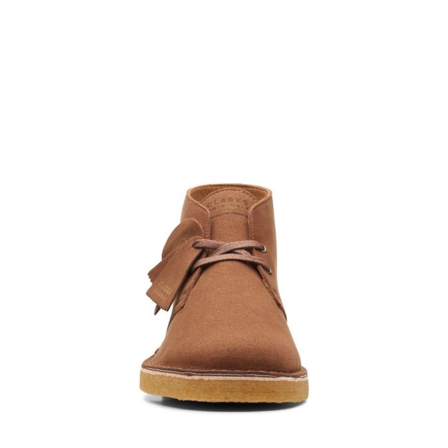 Men's Clarks Desert Boot Originals Boots Brown | CLK389BDG