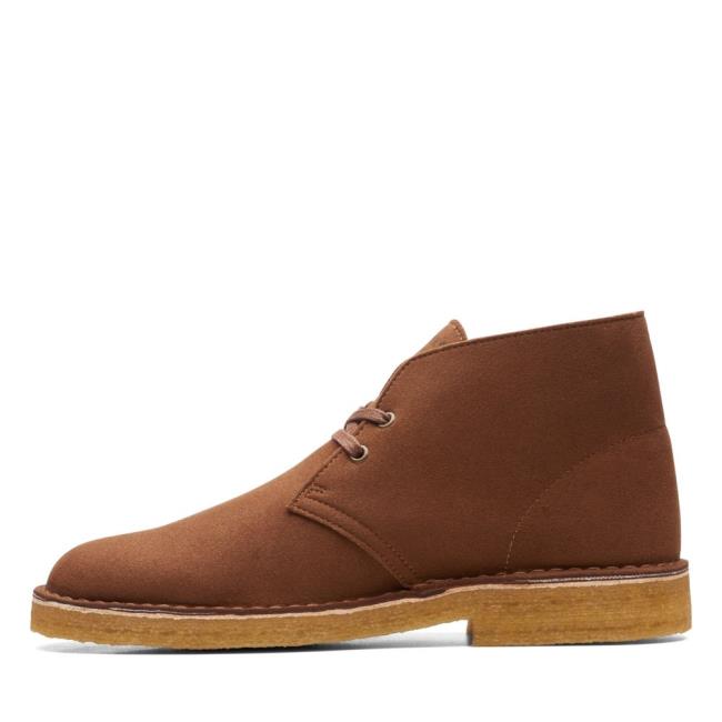 Men's Clarks Desert Boot Originals Boots Brown | CLK389BDG