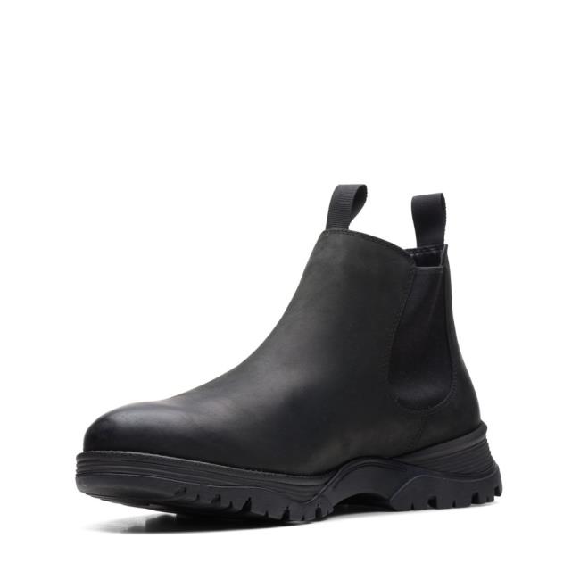 Men's Clarks Topton Chelsea Originals Boots Black | CLK632AQW