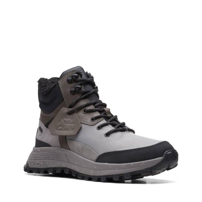 Women's Clarks ATL Trek Sky GORE-TEX Ankle Boots Grey | CLK041NRO