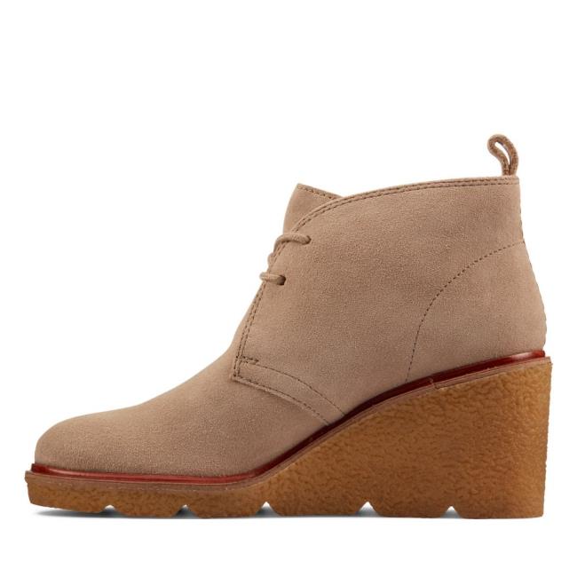 Women's Clarks Clarkford DBT Ankle Boots Brown | CLK635QDG