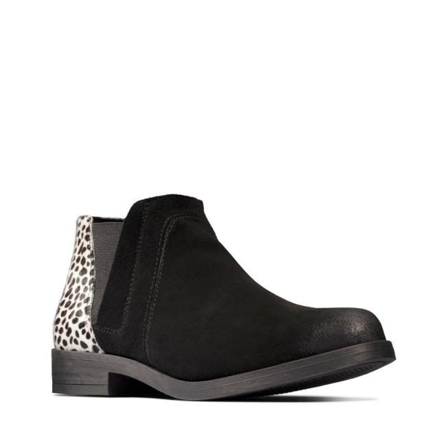 Women's Clarks Demi 2 Beat Ankle Boots Black | CLK712YZW