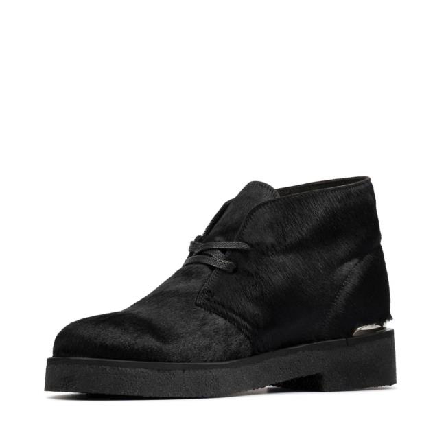 Women's Clarks Desert Boot 221 Desert Boots Black | CLK841PTS