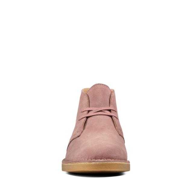 Women's Clarks Desert Boot 2 Ankle Boots Rose | CLK127XCQ