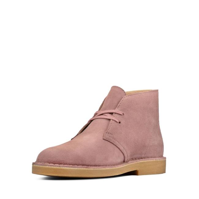 Women's Clarks Desert Boot 2 Ankle Boots Rose | CLK127XCQ